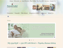 Tablet Screenshot of penwellgabeltopeka.com